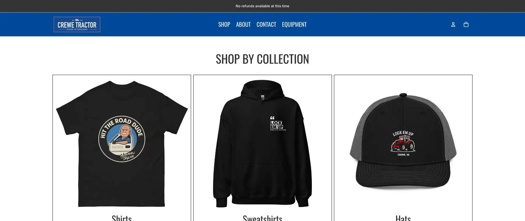 Crewe Tractor & Equipment's Shopify store