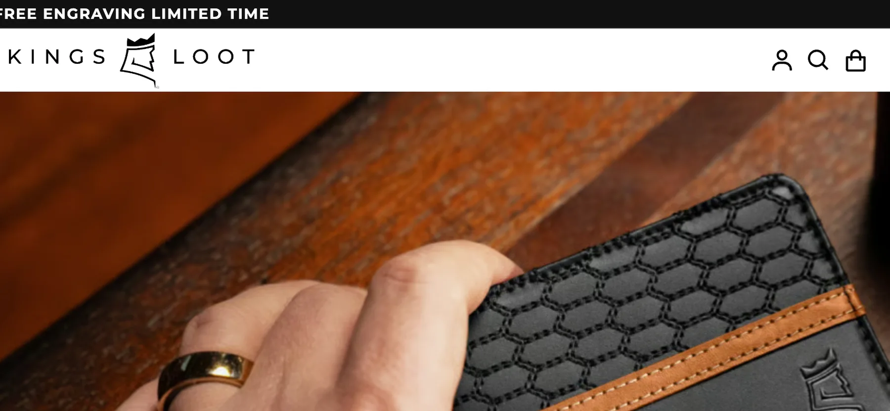 Kings Loot's Shopify store