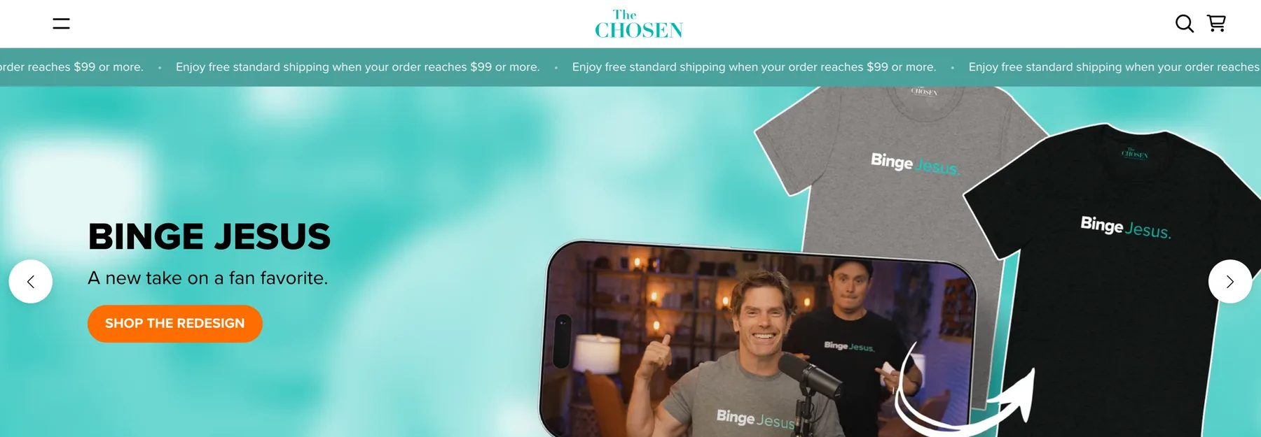 The Chosen's Shopify store